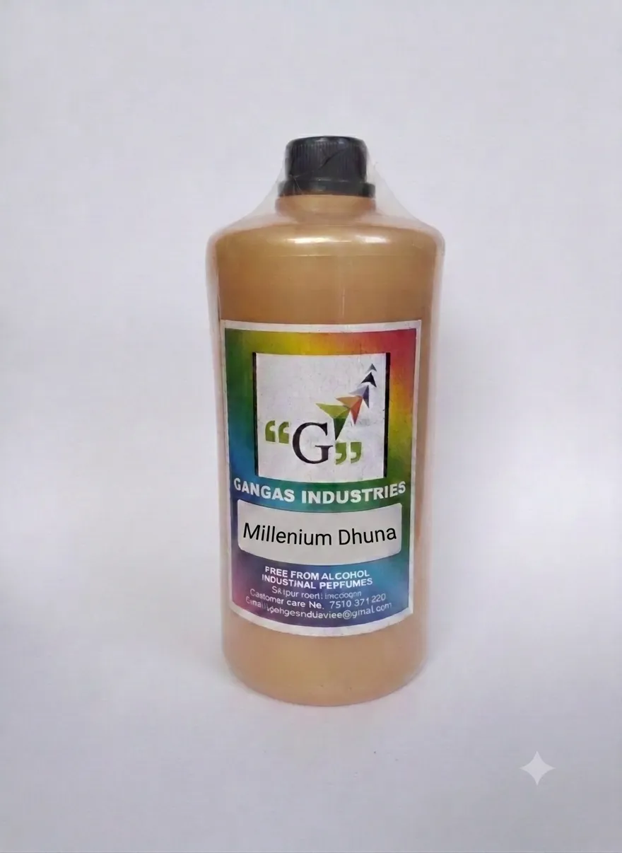 Millennium Dhuna agarbatti perfume 1 kg bottle — Gangas Industries