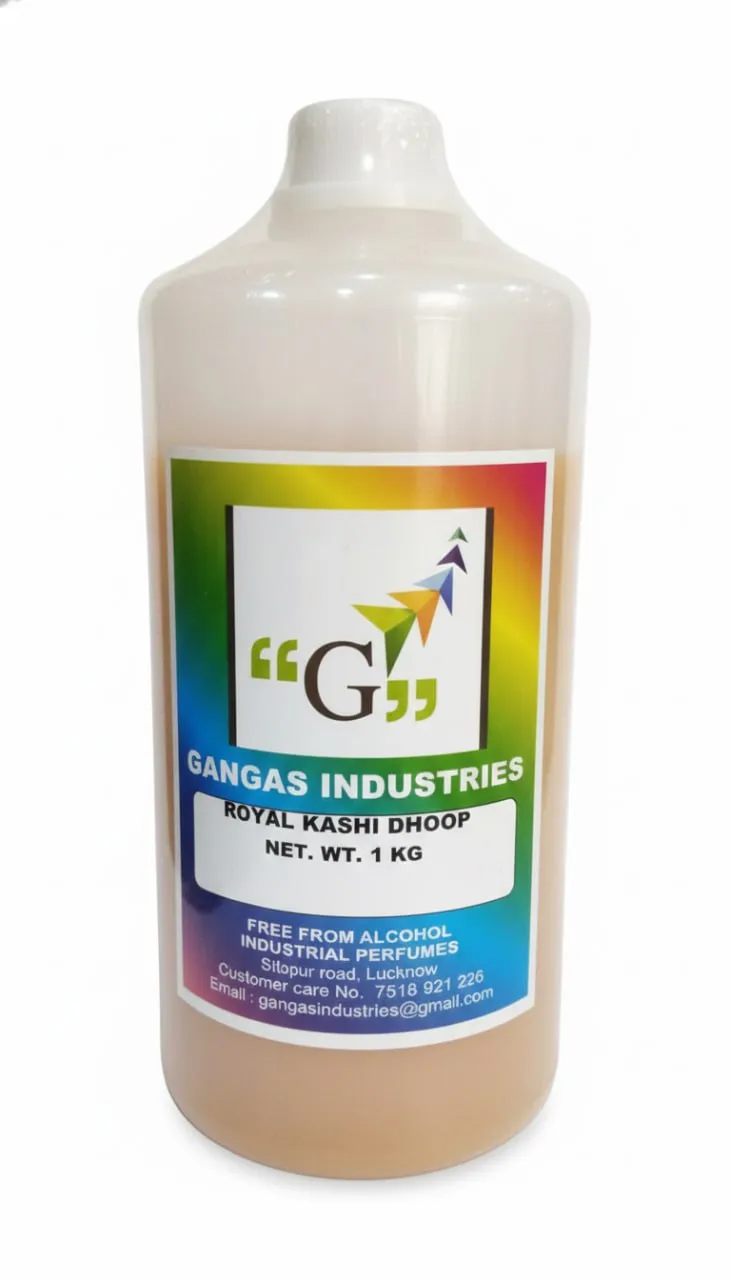 Royal Kashi Dhoop agarbatti perfume 1 kg bottle — Gangas Industries