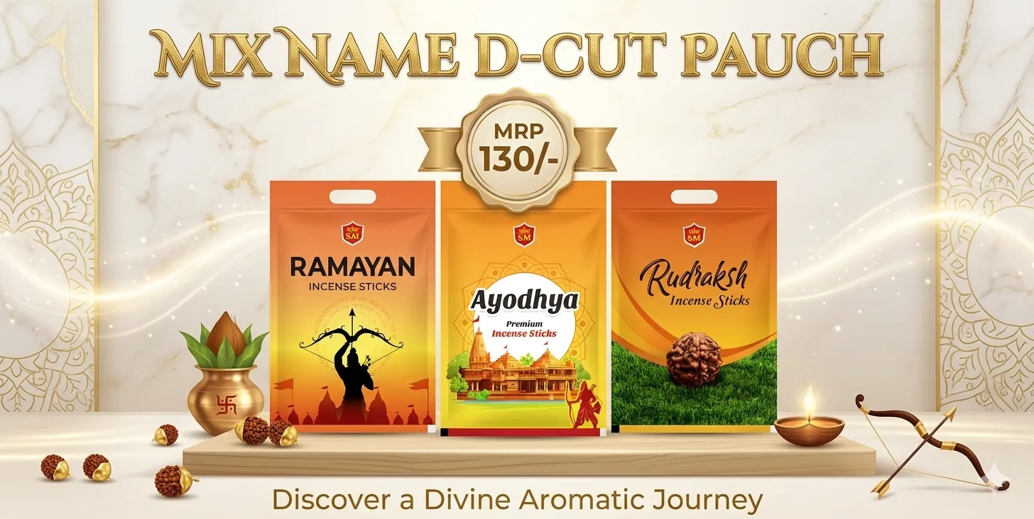 Ramayan — Mix Name D-Cut Pouch — MRP ₹130 Print